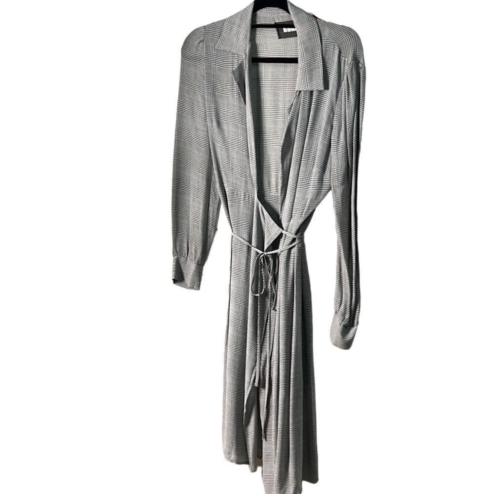 NWT REFORMATION‎ GINGHAM WRAP DRESS SIZE M